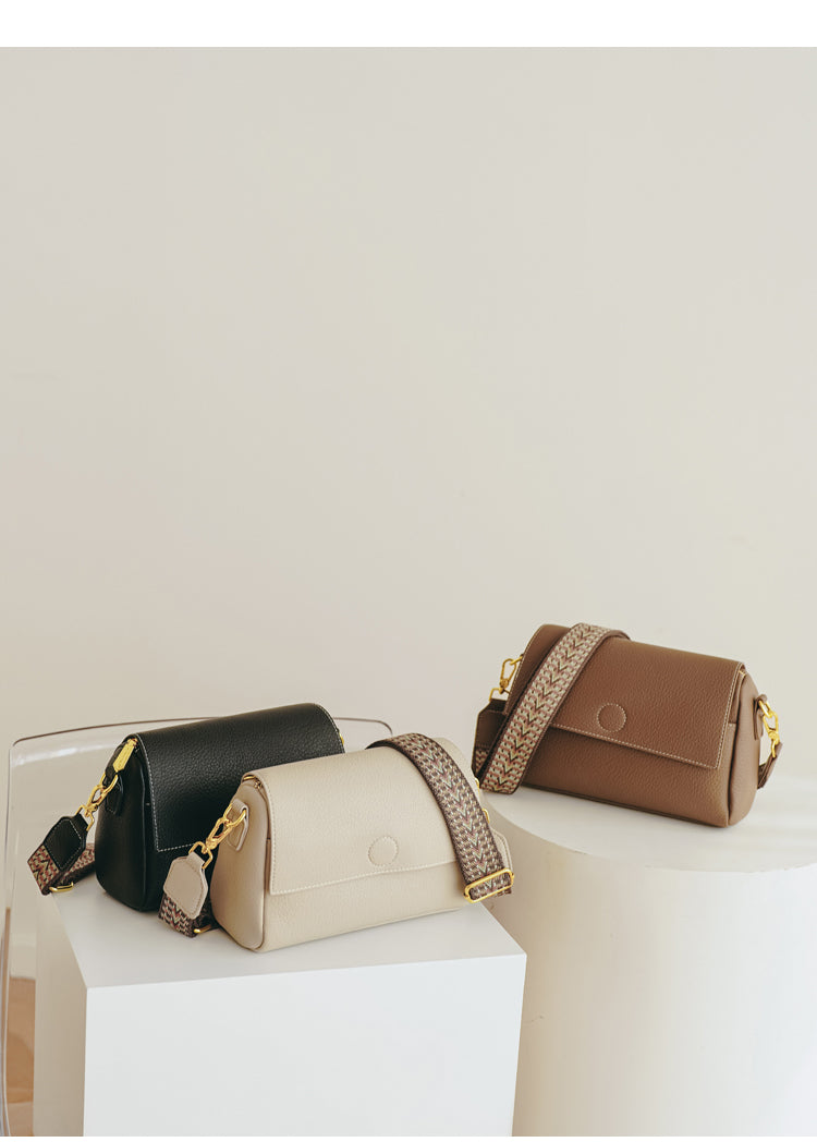Adiffu Vintage Small Square Bag With Wide Strap Crossbody Bag