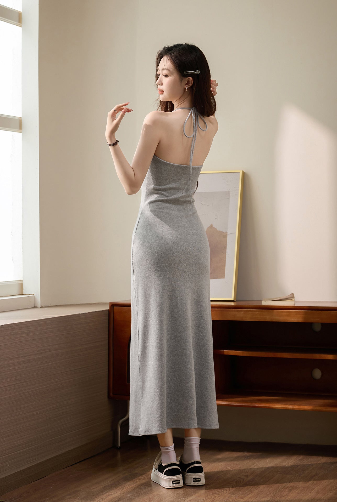 Adiffu Women's Luxury Strap Dress