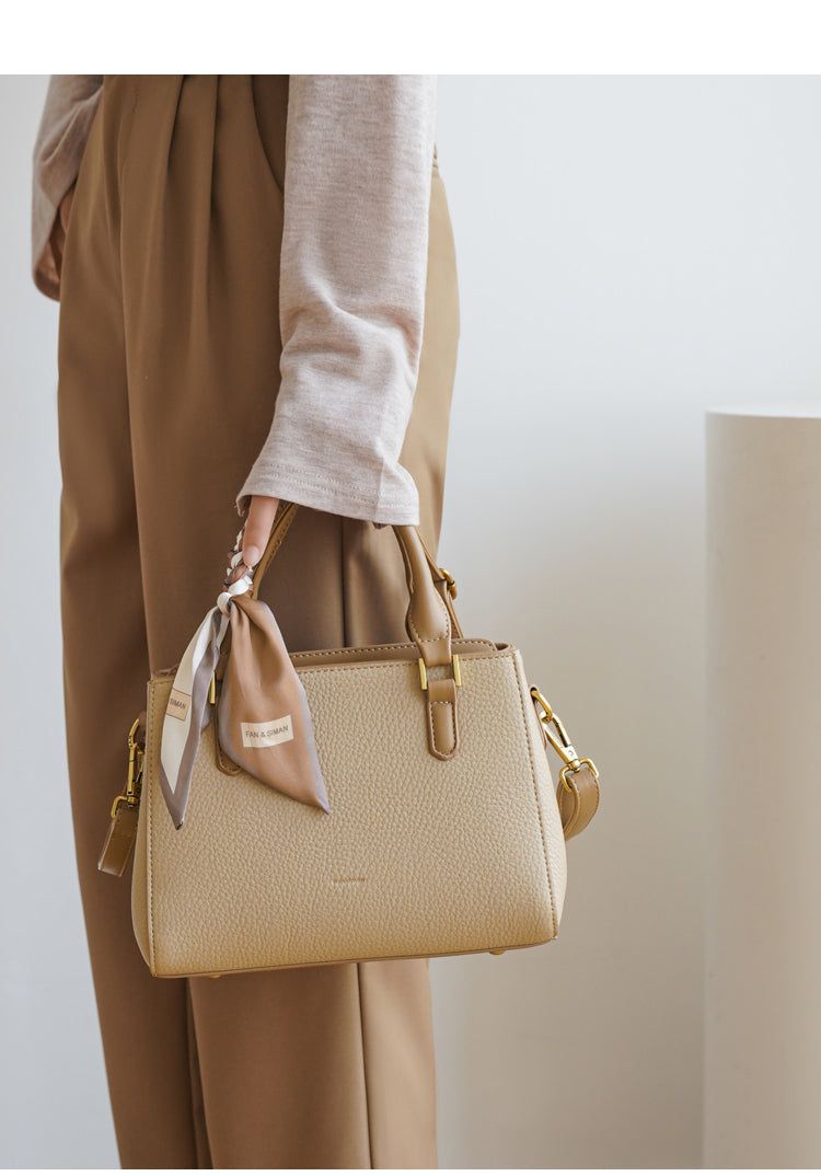 Pebbled Leather Crossbody Bag For Women