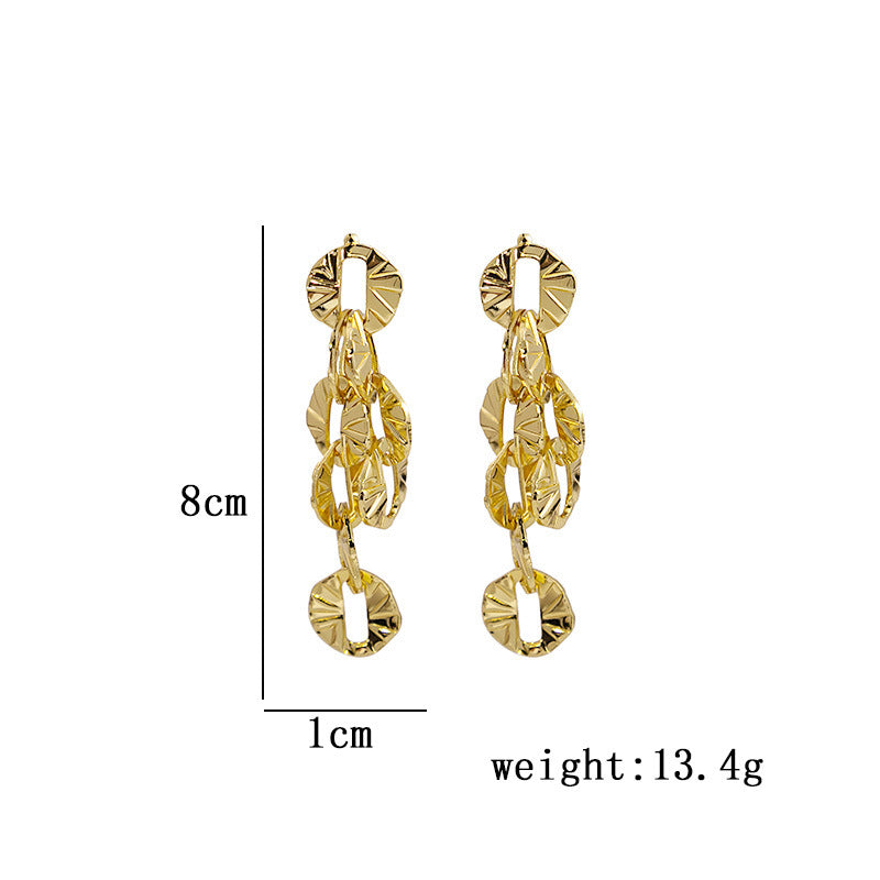 Sparkling Tassel Earrings