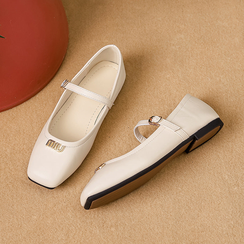 Adiffu Comfortable Mary Jane Flats