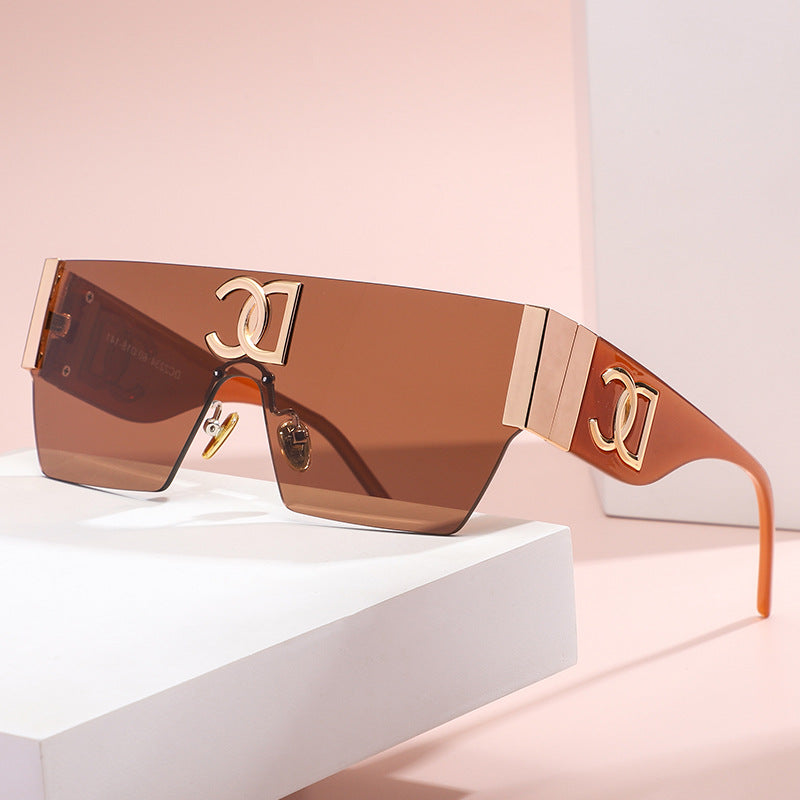 Adiffu Frameless One-piece Sunglasses