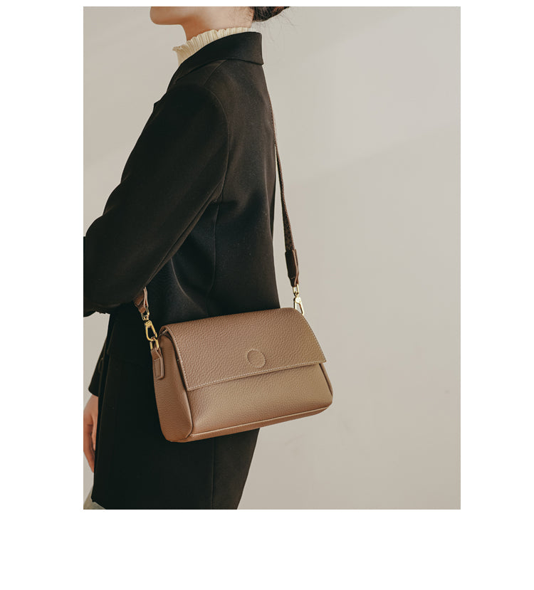 Adiffu Vintage Small Square Bag With Wide Strap Crossbody Bag