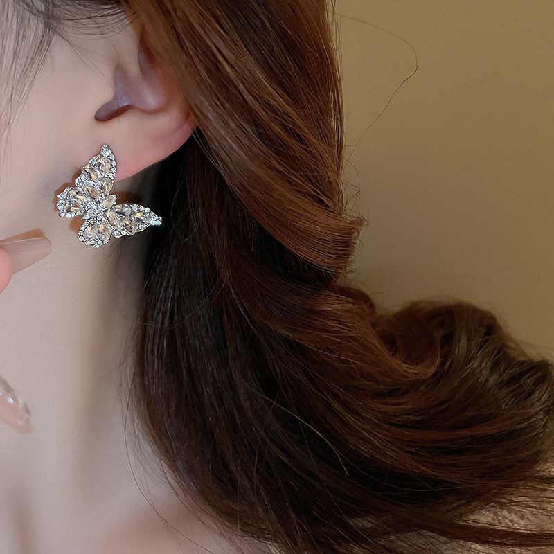 Adiffu Delicate Butterfly Earrings