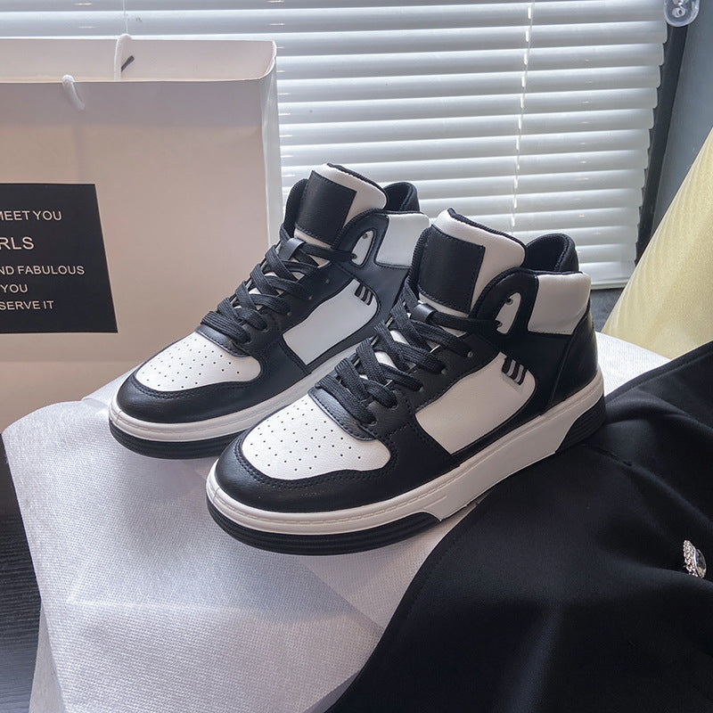 High Top Height Increasing Board Shoes For Women