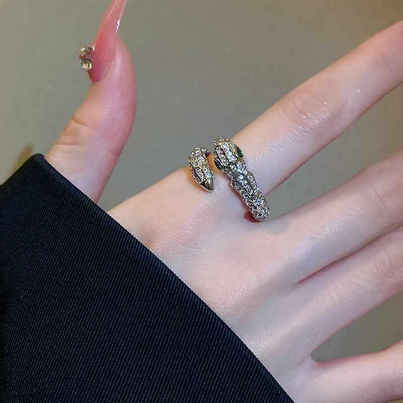 Adiffu Vintage Serpentine Open Ring