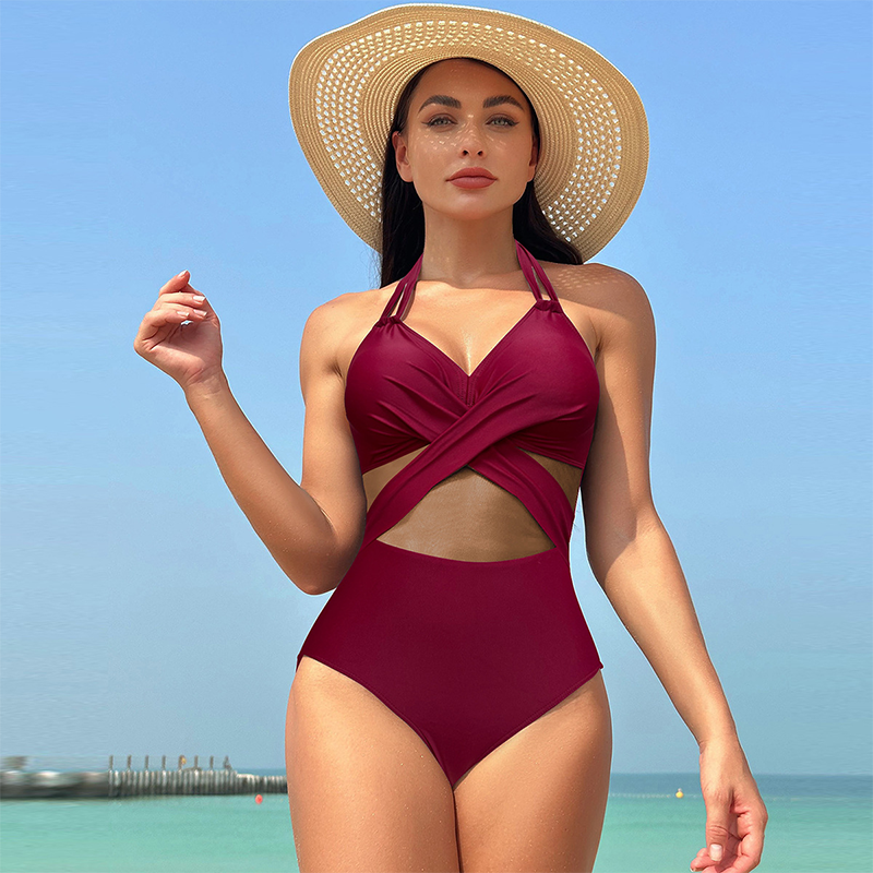 Adiffu Modern Stylish One-piece Swimsuit For Lady