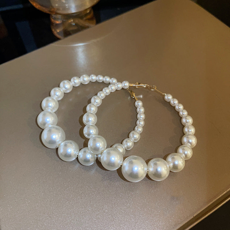 Oversized Pearl Ear Loops