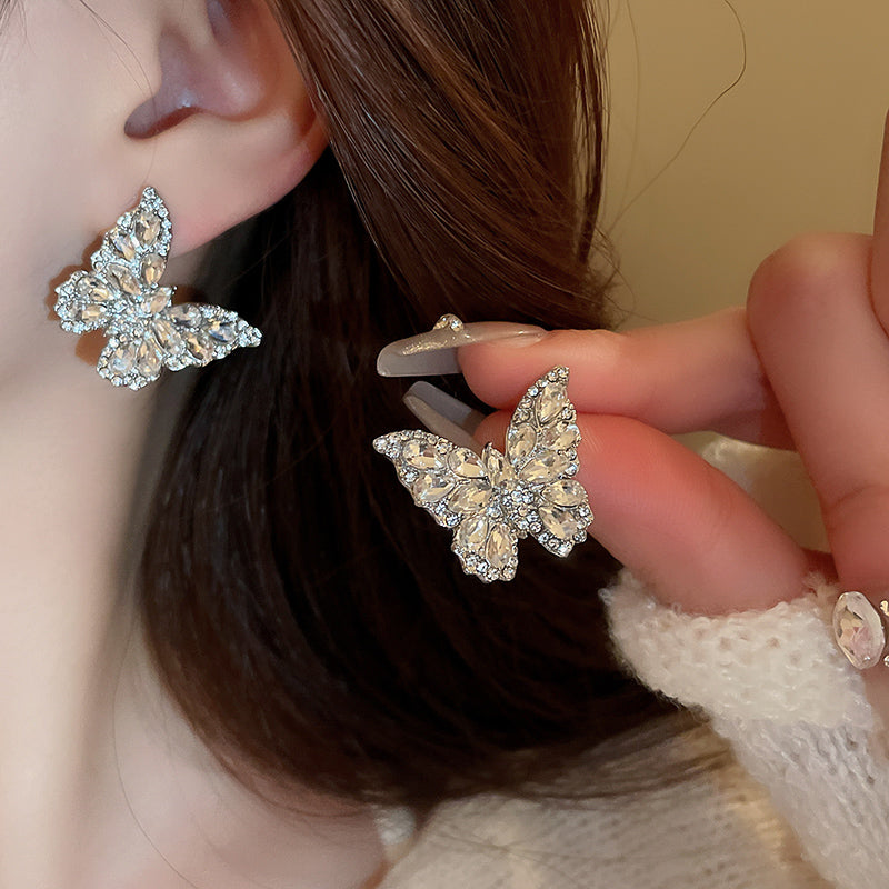 Adiffu Delicate Butterfly Earrings