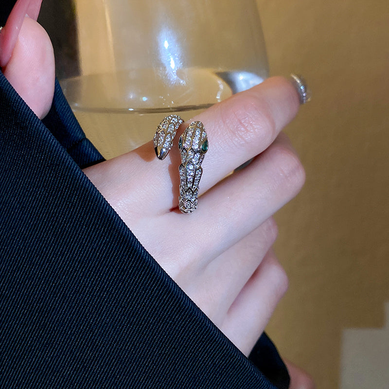 Adiffu Vintage Serpentine Open Ring