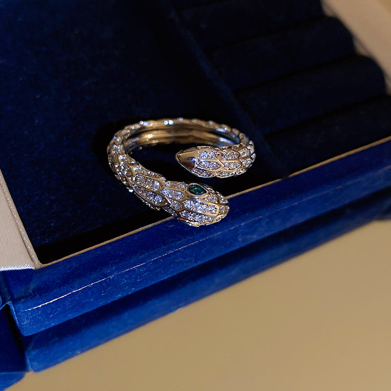 Adiffu Vintage Serpentine Open Ring