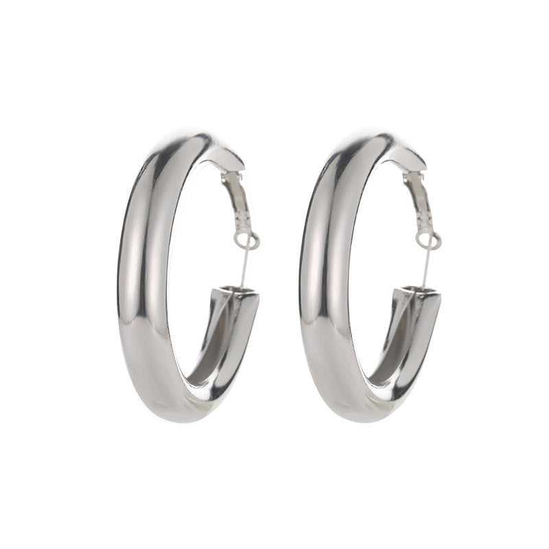 Stylish Geometric Hoop Earrings