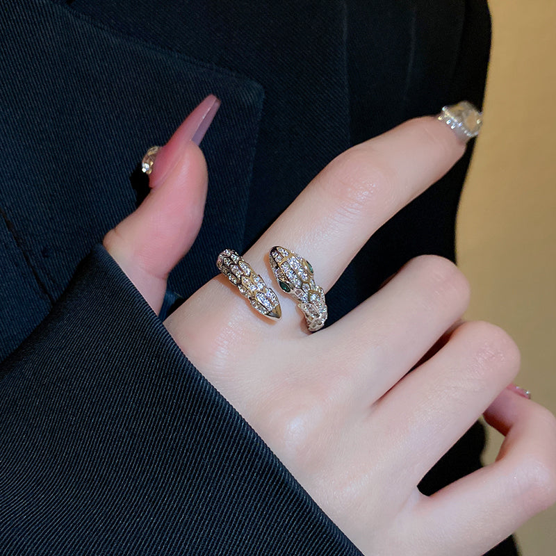 Adiffu Vintage Serpentine Open Ring