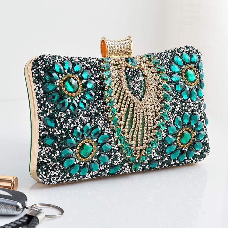 Adiffu Wedding Rhinestone Clutch Bag