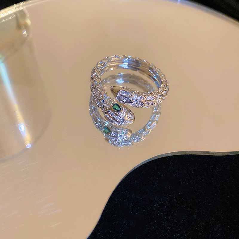 Adiffu Vintage Serpentine Open Ring