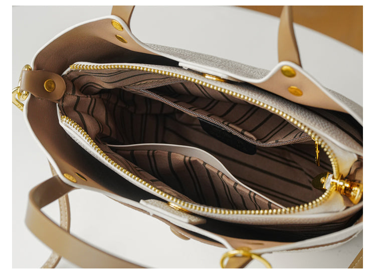 Sophisticated Soft Leather Hand Crossbody Bag