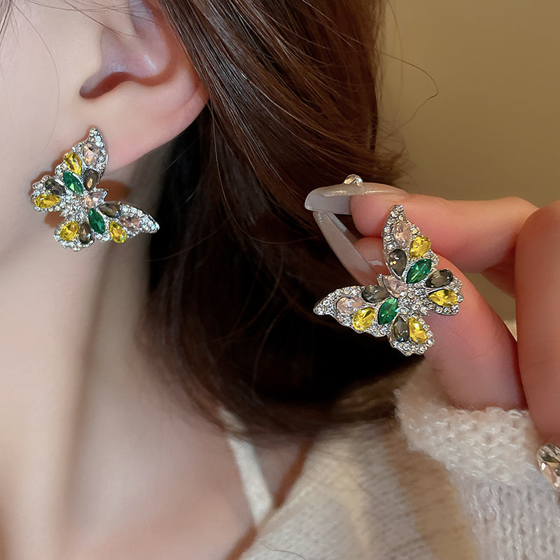 Adiffu Delicate Butterfly Earrings