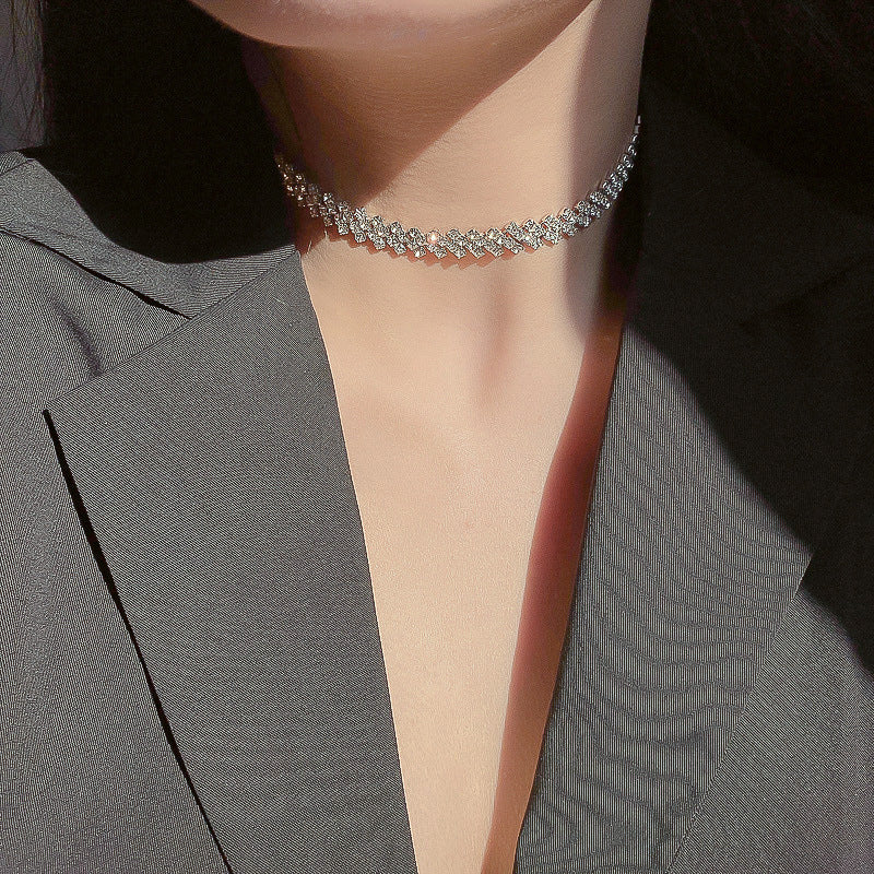Stylish Diamond Necklace