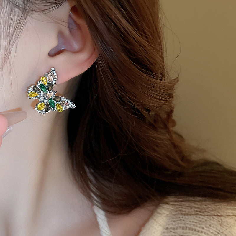 Adiffu Delicate Butterfly Earrings
