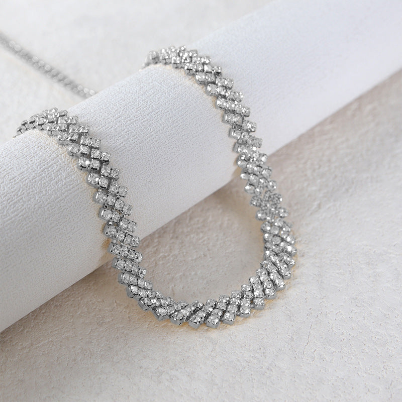 Stylish Diamond Necklace