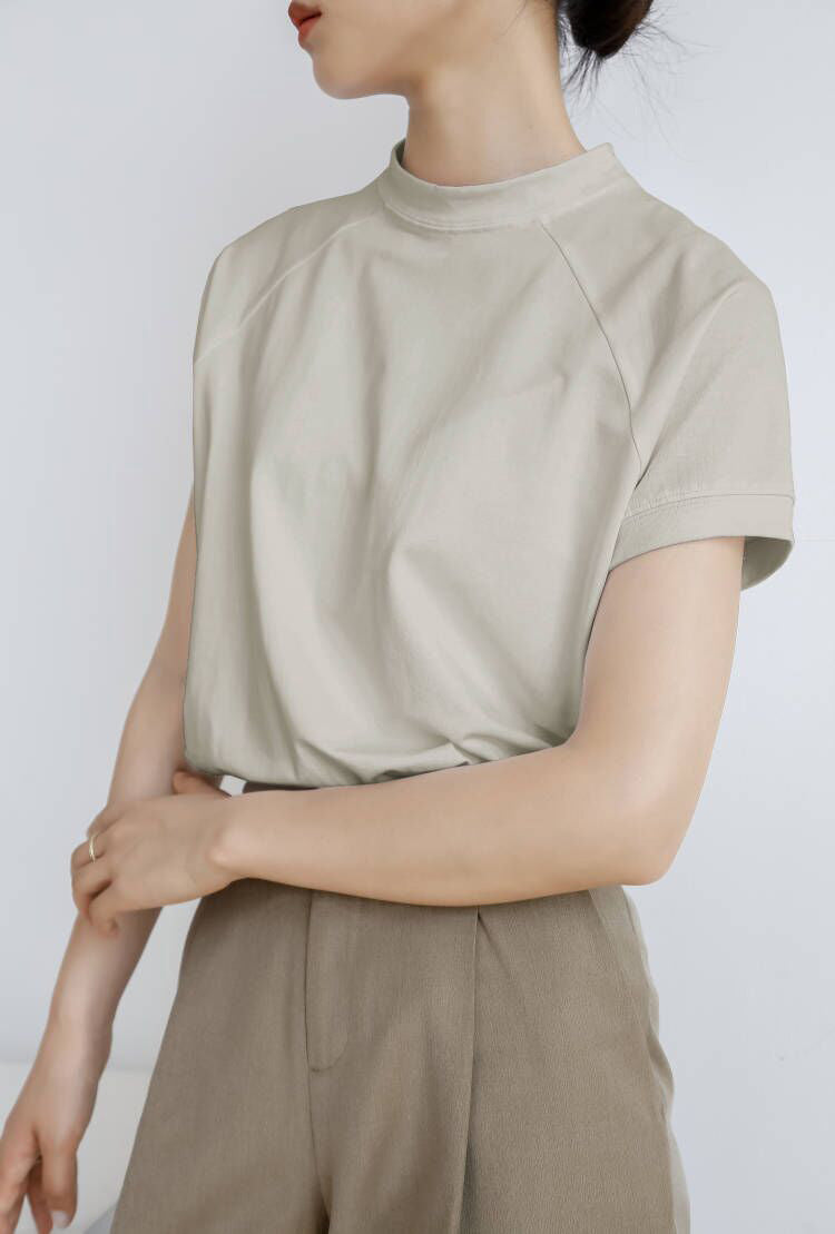 Adiffu Cotton Short-sleeved Women's T-shirt