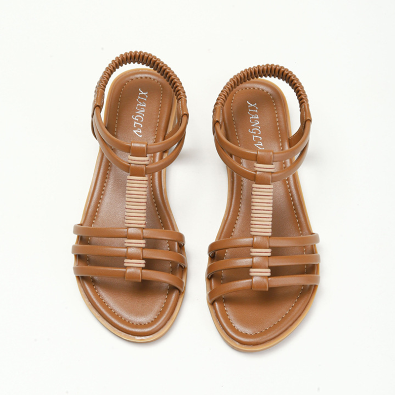 New Bohemian Retro Hollow Flat Comfort Tourist Beach Sandals