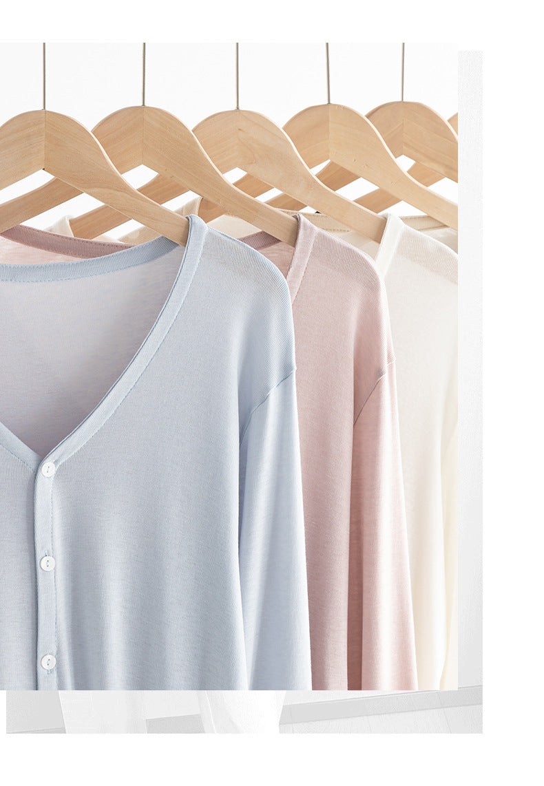 Adiffu Thin Air-conditioned Long-sleeved T-Shirt
