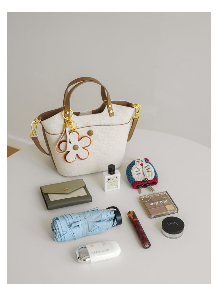 Sophisticated Soft Leather Hand Crossbody Bag