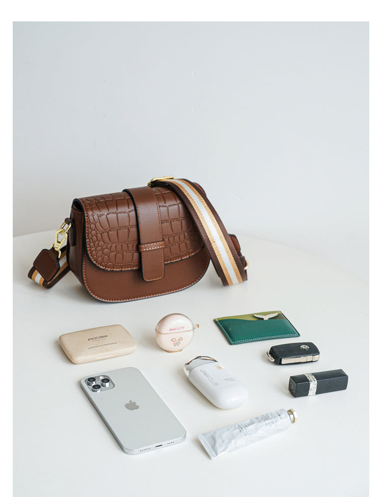 Trendy Saddle Crossbody Bag