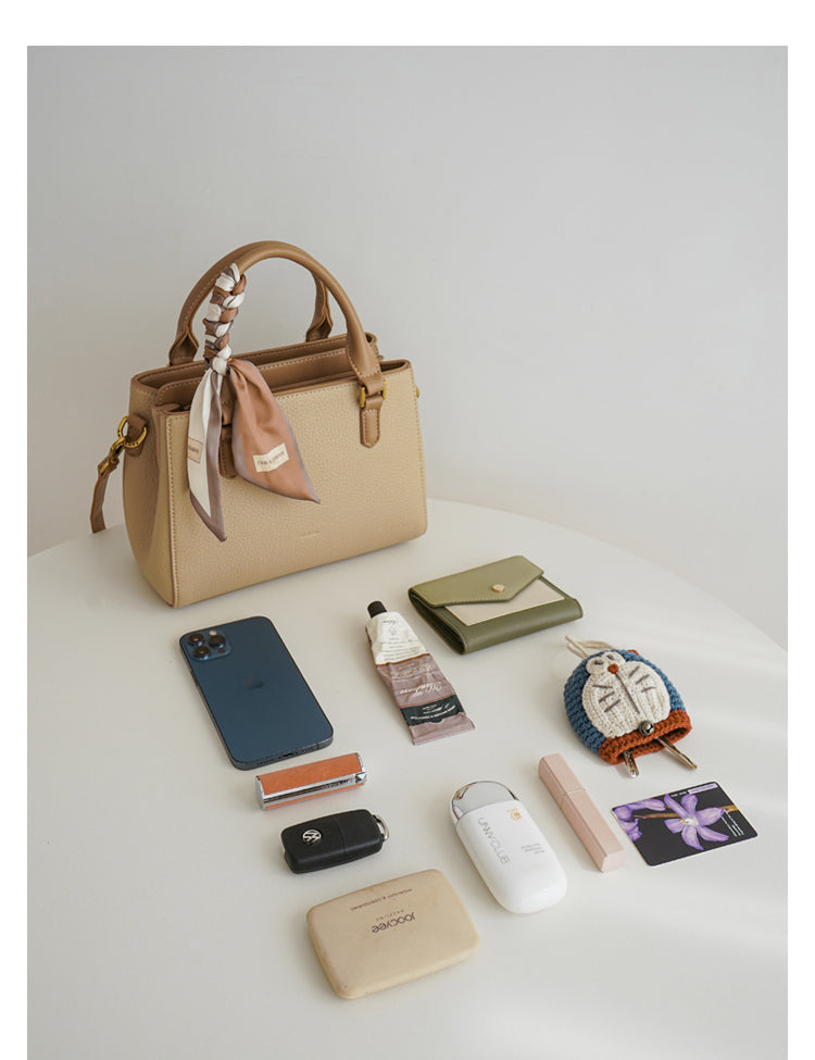 Pebbled Leather Crossbody Bag For Women