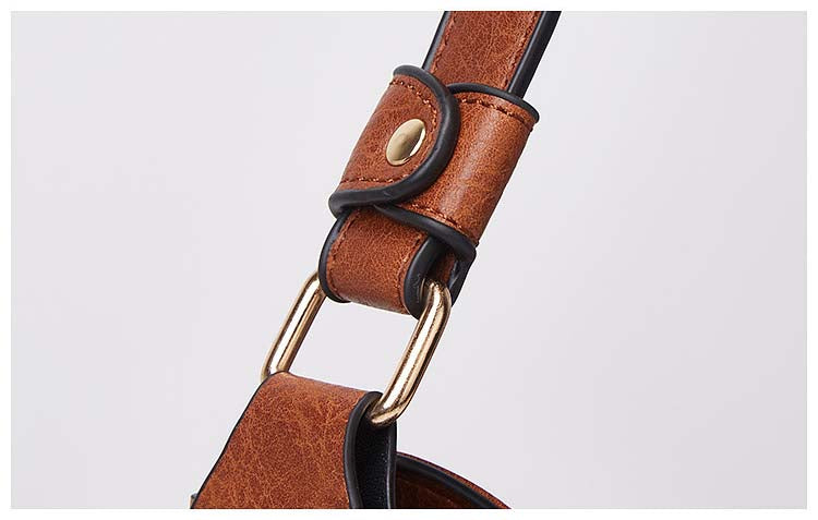 Adiffu Stylish Vintage One-shoulder Straddle Tote Bag