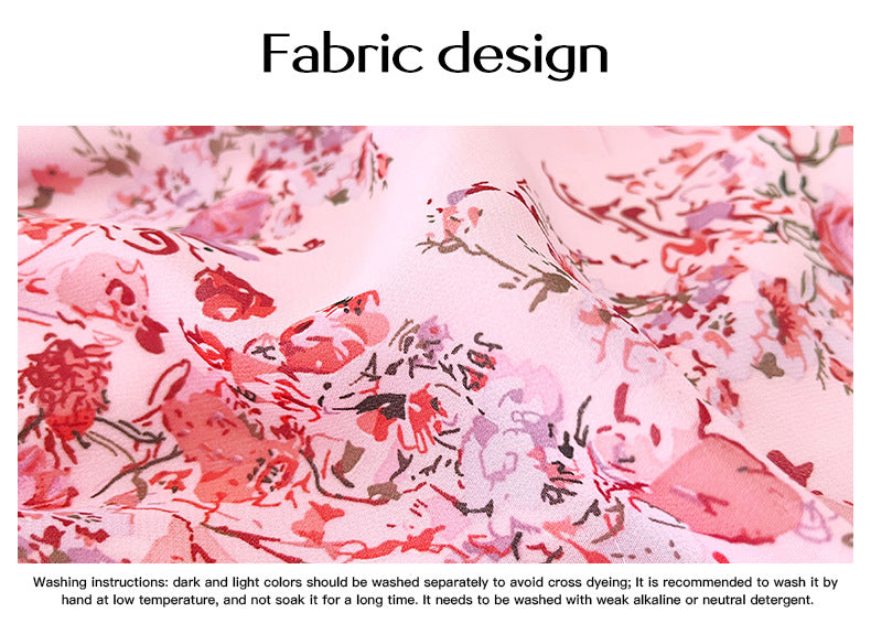 Adiffu Elegant Floral Dress