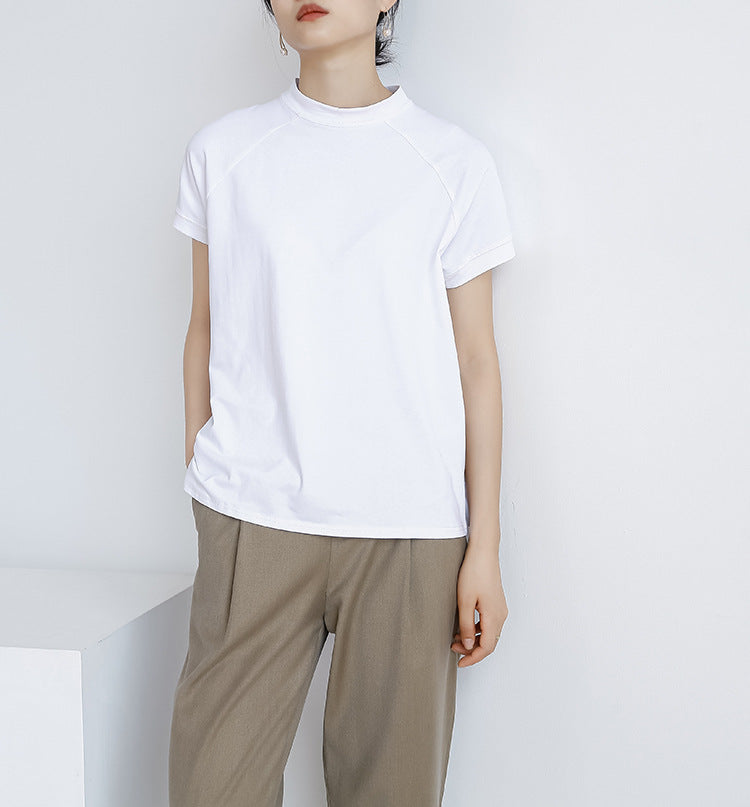 Adiffu Cotton Short-sleeved Women's T-shirt