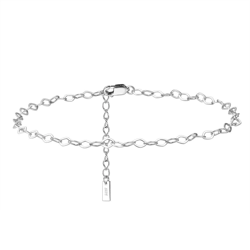 Luna Dainty Anklet-S925 Sterling Silver