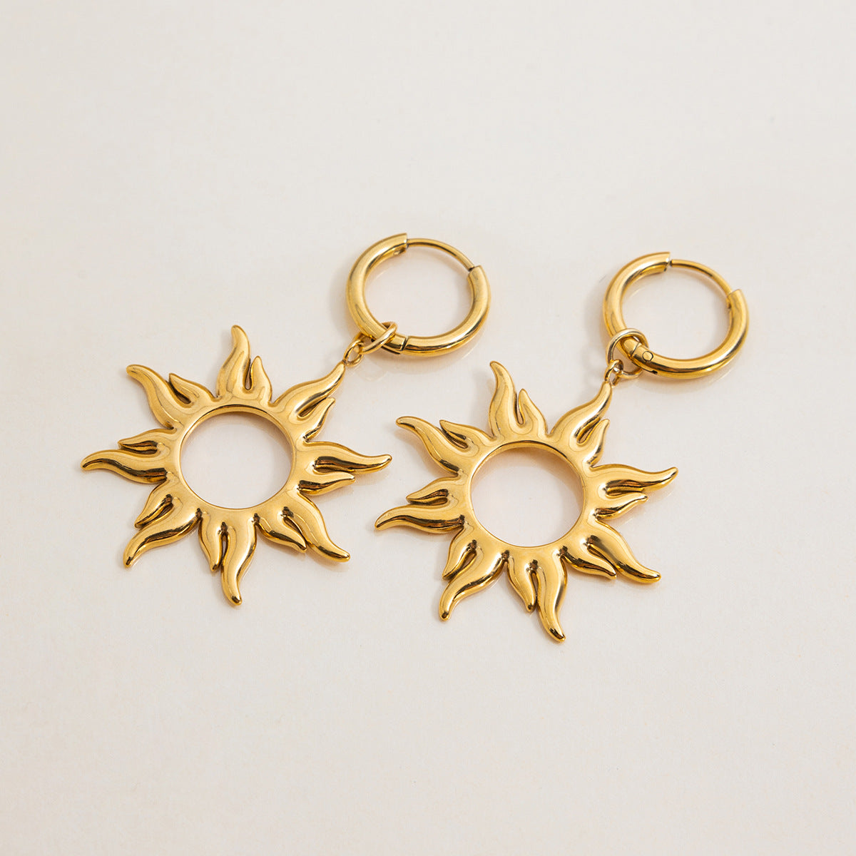 Vintage Sunflower Earrings for Women