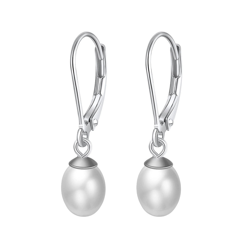 Celeste Baroque Pearl Drop Earrings-S925 Sterling Silver