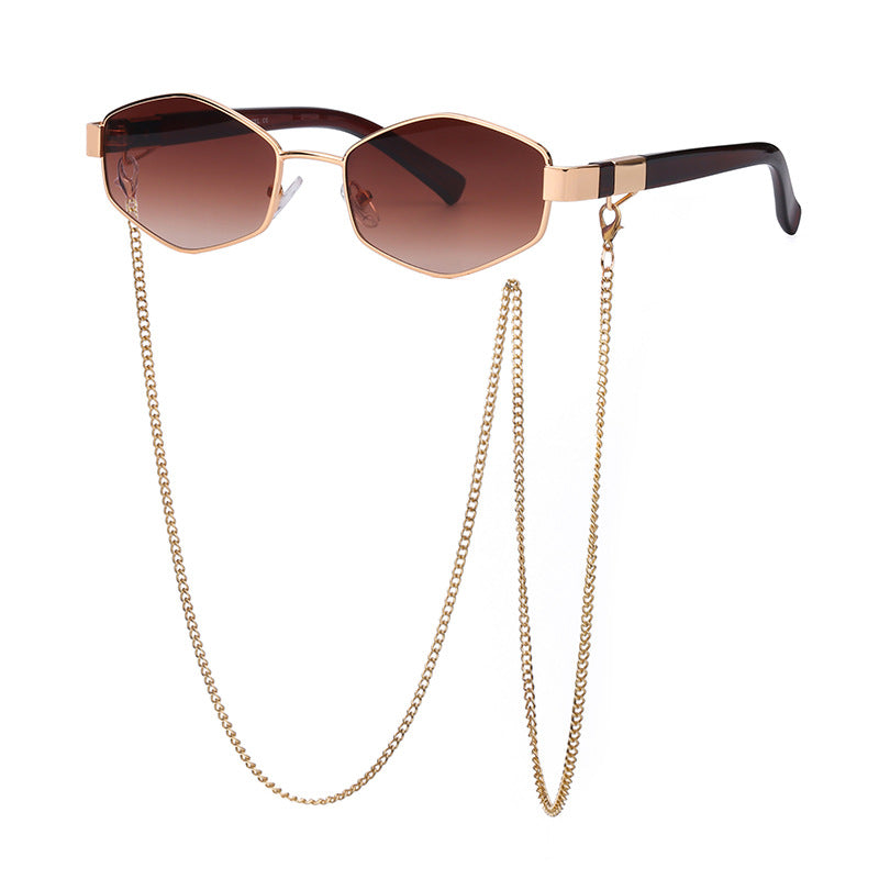 Adiffu Fashion Chain Sunglasses