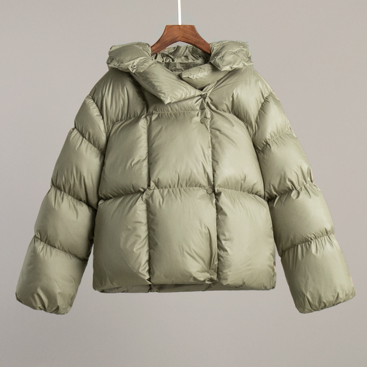 Adiffu Personalized Short Hooded Cotton-padded Jacket