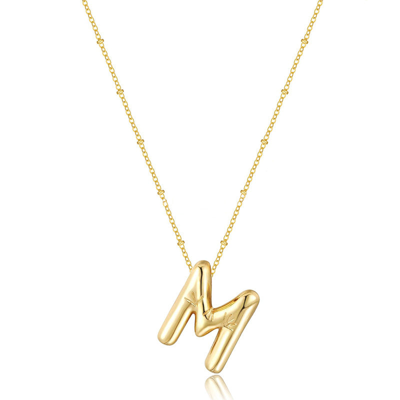 Adiffu Fashion Letter Necklace