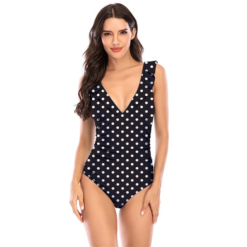 Adiffu Popular High Stretch Women's One-piece Swimsuit