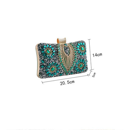Adiffu Wedding Rhinestone Clutch Bag