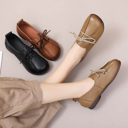 Adiffu Vintage Lace-up Women's Shoes