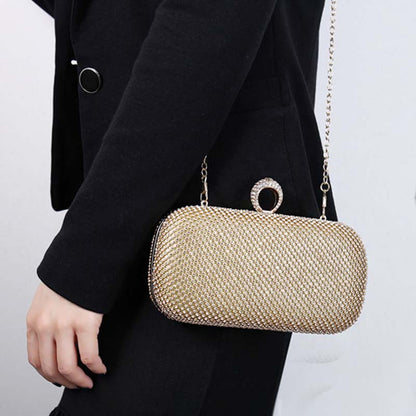 Adiffu Shiny Diamond Dinner Bag