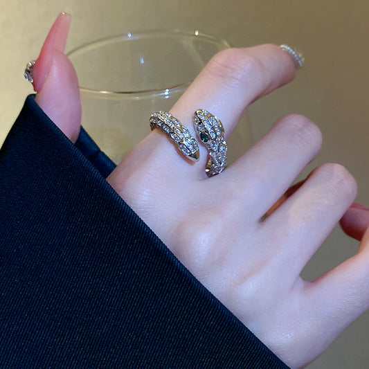 Adiffu Vintage Serpentine Open Ring