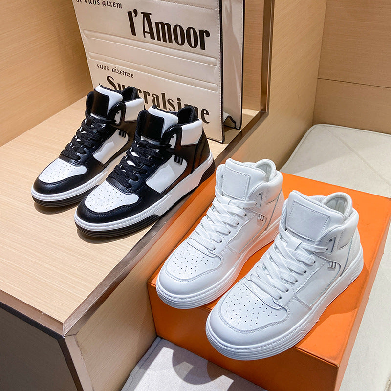 High Top Height Increasing Board Shoes For Women