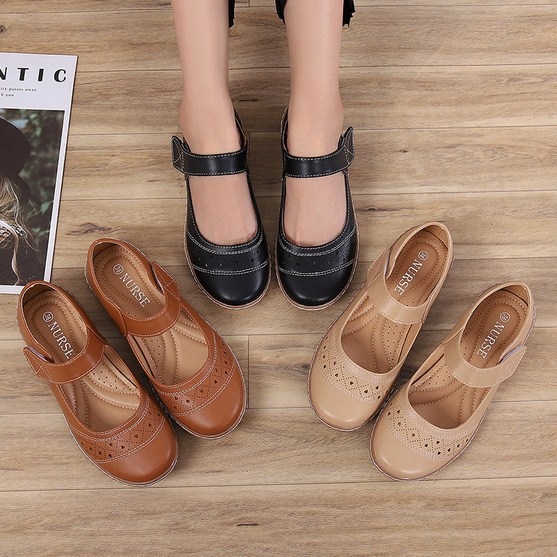 Adiffu Shallow Breathable Soft Soled Comfortable Flat Gommino