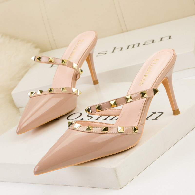 European and American Sexy Skinny High-heeled Pointy Heels