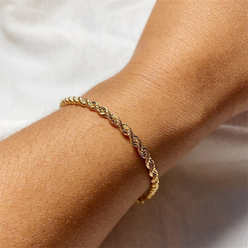 Adiffu Hip-hop Punk Twist Bracelet