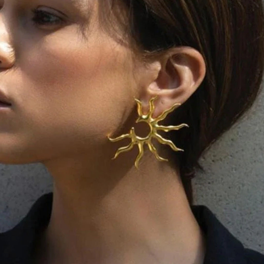 Adiffu Sunflower Earrings