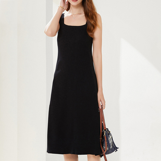 Adiffu French Camisole Sweater Dress